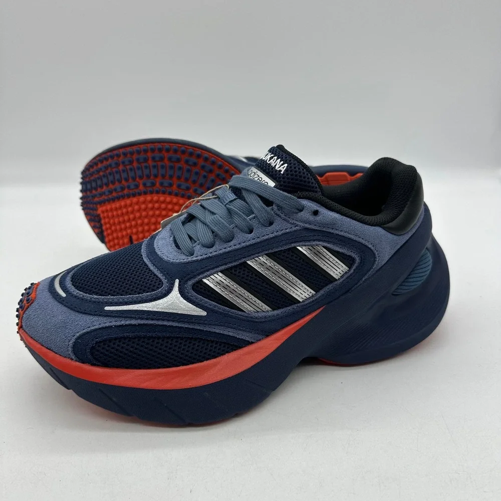 Adidas JP7178 Men 7.5 Ink/Navy Adizero Goukana Chunky Lifestyle Running Shoes